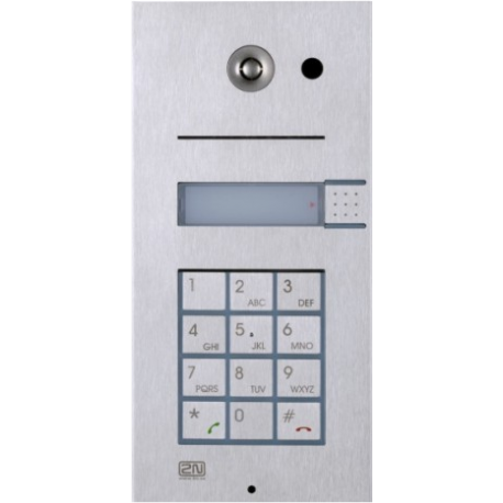 Helios VARIO, 1 tlačítko+klávesnica analógový dverný vrátnik