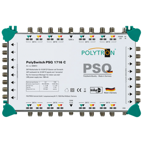 PSG 1716 C Green-line kaskádový multiprepínač